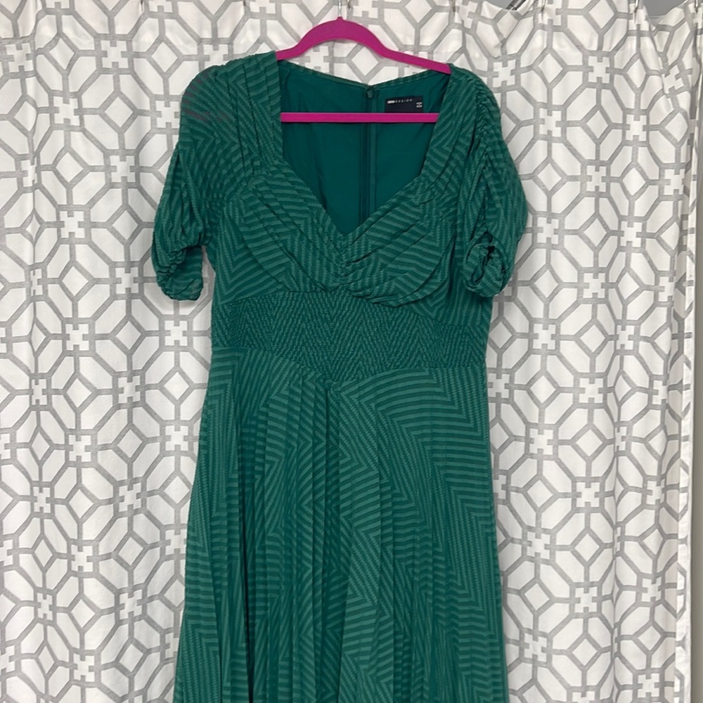 ASOS ruched front dress
